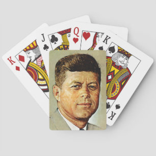 John F. Kennedy IN MEMORIAM Playing Cards