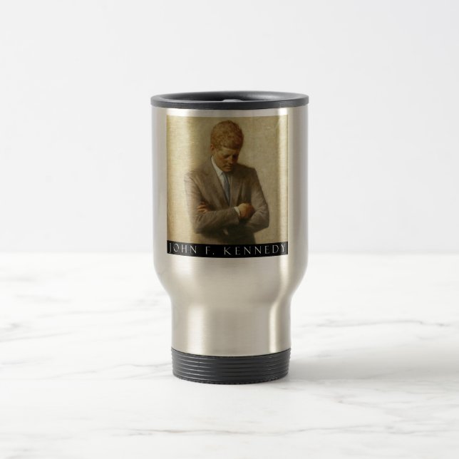 John F. Kennedy Items Travel Mug (Center)