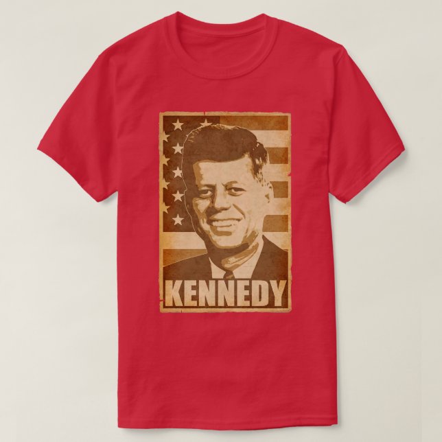 John F Kennedy JFK American Art T-Shirt (Design Front)