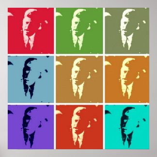 John F Kennedy/JFK  Pop Art Poster