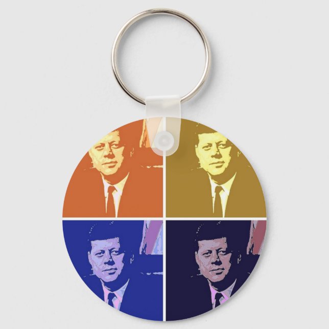 John F Kennedy Key Ring (Front)