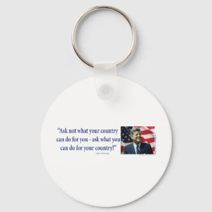 John F Kennedy Key Ring