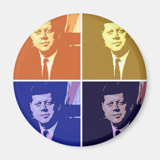 John F Kennedy Magnet (Front)