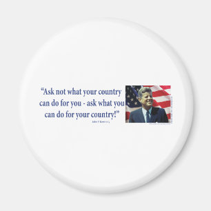 John F Kennedy Magnet