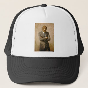John F Kennedy Official Portrait by Aaron Shikler Trucker Hat