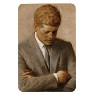 John F Kennedy Official Portrait Magnet