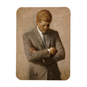 John F. Kennedy Official Portrait Magnet
