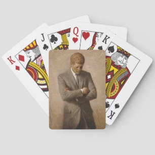John F Kennedy Official Portrait Playing Cards