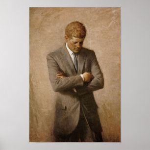 John F Kennedy Official Portrait Poster