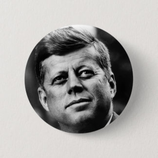 John F Kennedy Portrait 6 Cm Round Badge