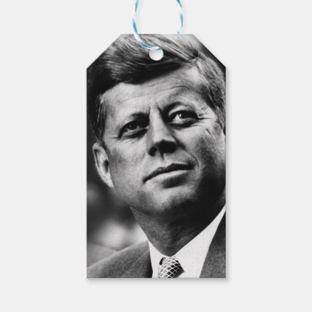 John F Kennedy President Gift Tags (Front)