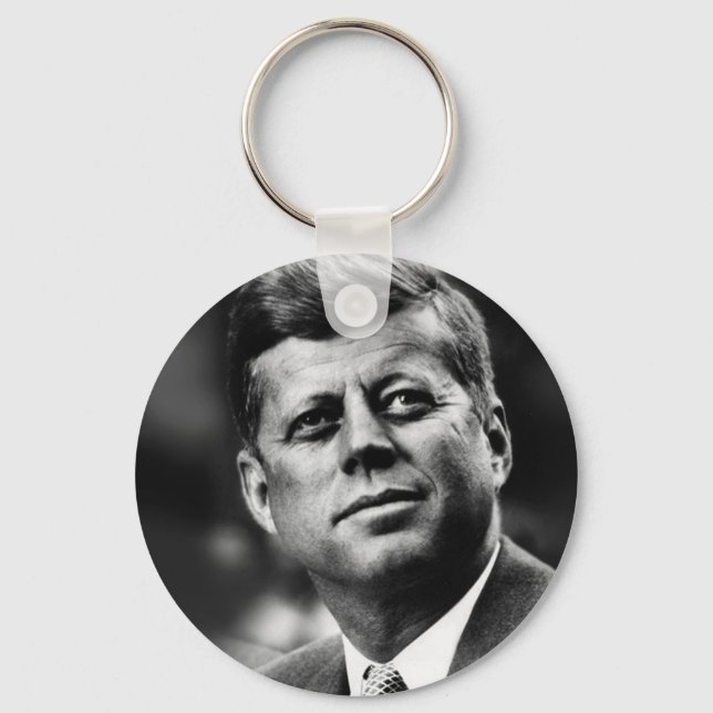 John F Kennedy President Key Ring (Front)