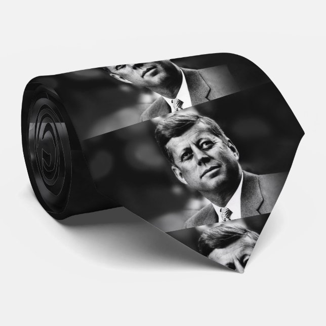 John F Kennedy President Tie (Rolled)