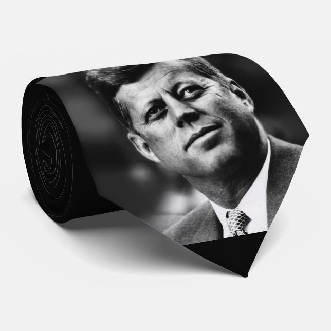 John F Kennedy President Tie (Rolled)