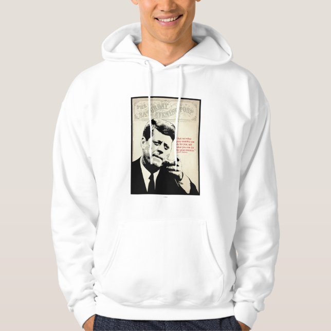 John F. Kennedy Quote Hoodie (Front)