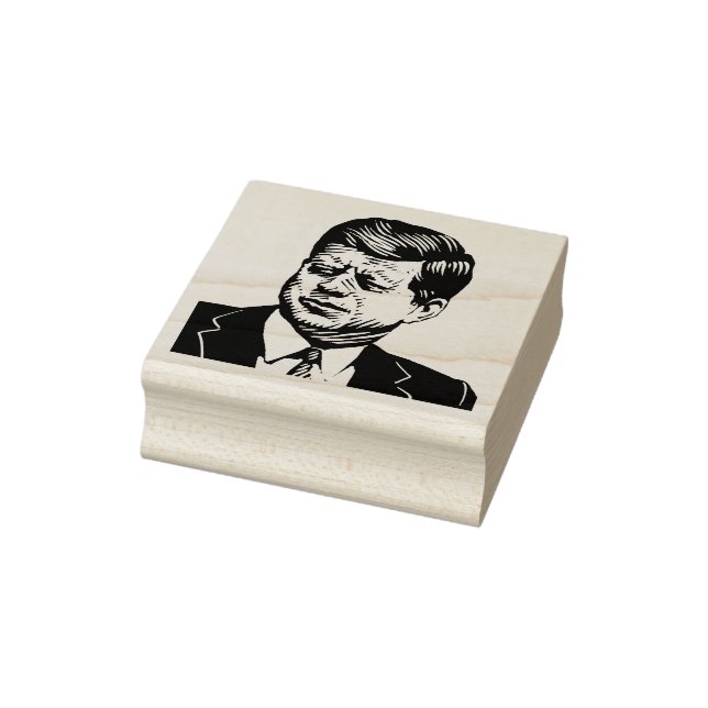 John F Kennedy Rubber Stamp (Stamp)