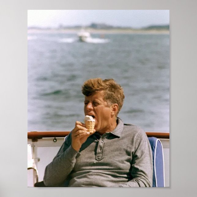 John F Kennedy Smoking Poster (Front)