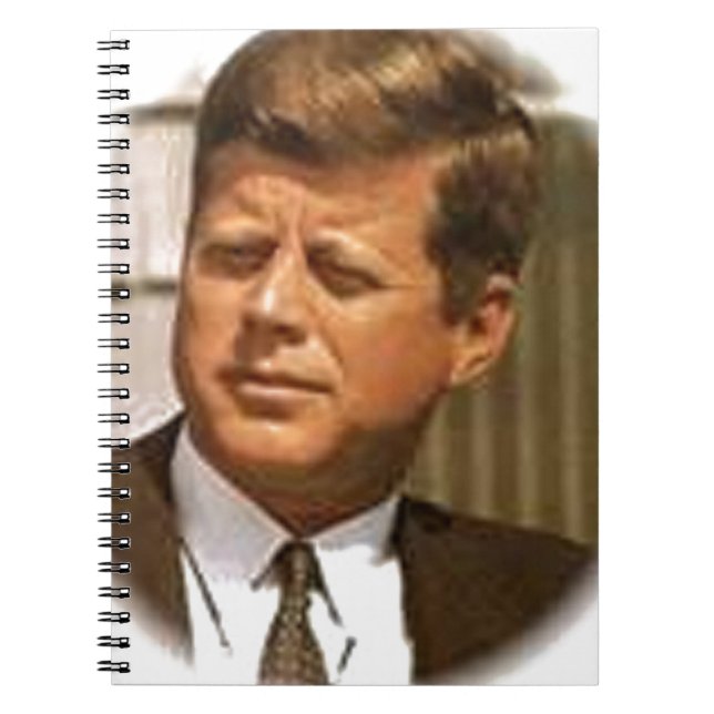 John F Kennedy Spiral Notebook (Front)
