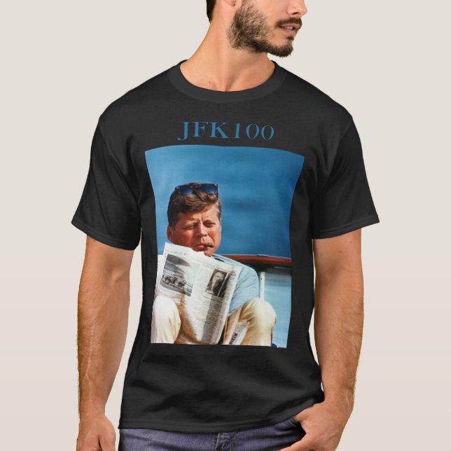 John F Kennedy Vintage JFK 100 T-Shirt (Front)
