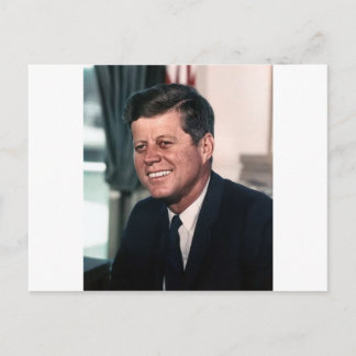 John F. Kennedy White House Colour Portrait Postcard