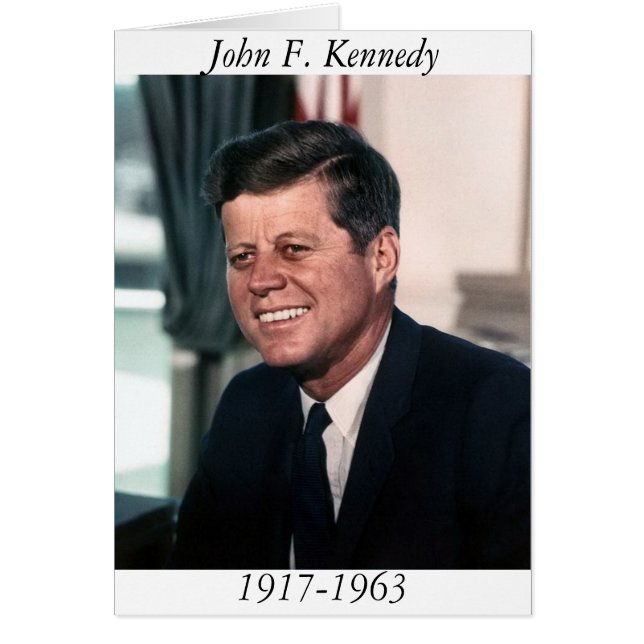 John F. Kennedy, White House Photo Portrait (Front)