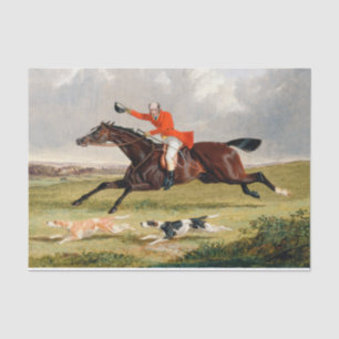 John Frederick Herring   Foxhunting: Encouraging Tissue Paper