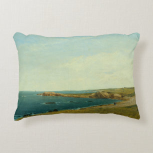 John Frederick Kensett - Near Newport Decorative Cushion
