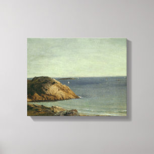 John Frederick Kensett - Rocky Coast Canvas Print