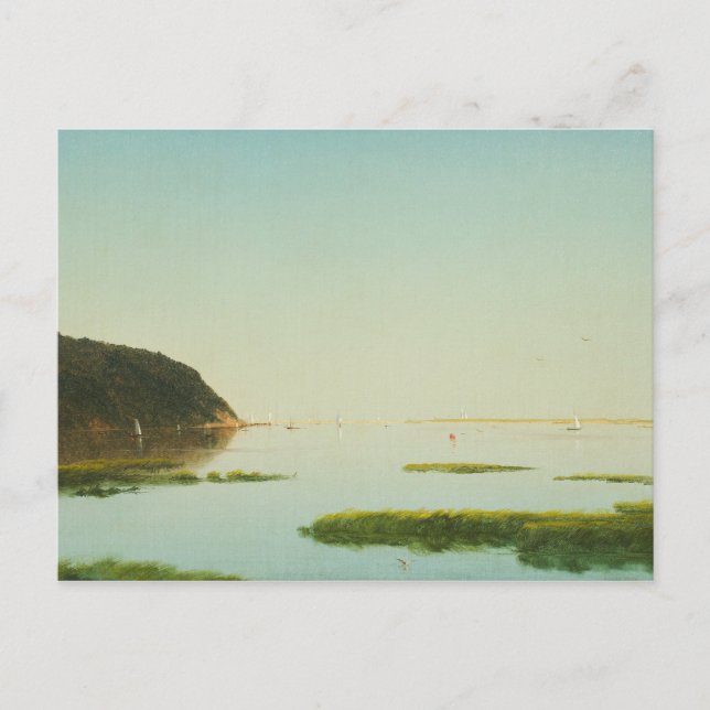 John Frederick Kensett - View of the Shrewsbury Postcard (Front)