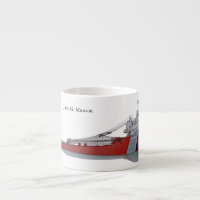 John G. Munson cutout espresso mug