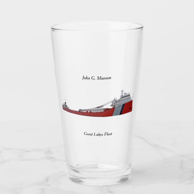 John G. Munson glass (Front)