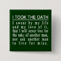John Galt Oath buttons