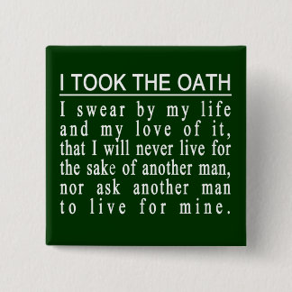 John Galt Oath buttons