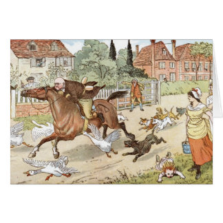 John Gilpin ridings though the village