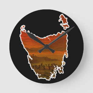 John Glover Van Diemen's Land Tasmania Aboriginal Round Clock