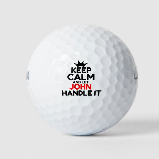 JOHN GOLF BALLS (Front)