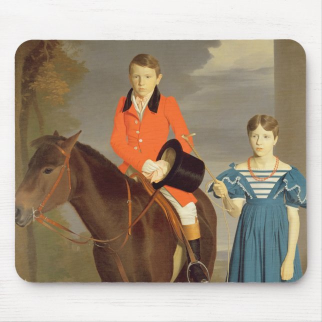 John Gubbins Newton and his Sister Mary, 1832-33 ( Mouse Pad (Front)