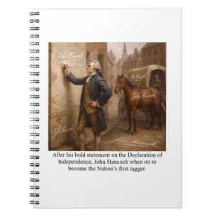 John Hancock Tagger Notebook