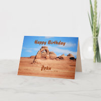 John Happy Birthday, Delicate Arch, Arches Utah