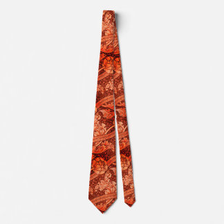 John Henry Dearle Florence Pattern in Sangria Tie