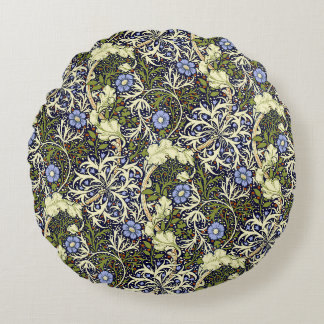 John Henry Dearle Seaweed Pattern Round Cushion
