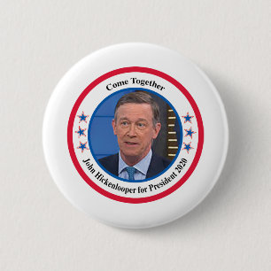 John Hickenlooper 6 Cm Round Badge
