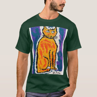 John Hinckley original cat painting TShirt