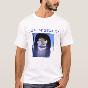 JOHN HOLT - Customised Portriat w/ "Run" on Back T-Shirt