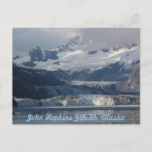 John Hopkins Glacier Alaska Post Card (Front)