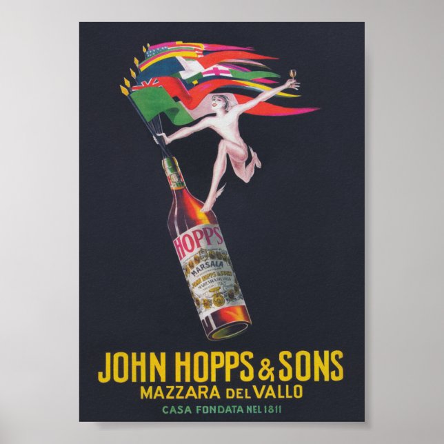 John Hopps and Sons Mazzara del Vallo Beverage  Poster (Front)