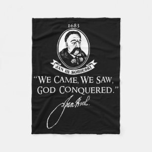 John Iii Sobieski King Poland Warsaw Battle War Vi Fleece Blanket
