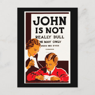 John Is Not Really Dull Postcard