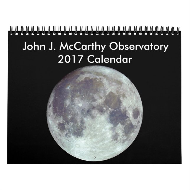 John J. McCarthy Observatory 2017 Calendar (Cover)