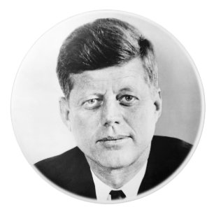 John Jack Kennedy US Presidential White House Ceramic Knob